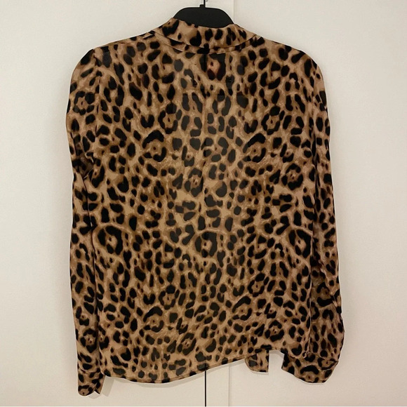 Reformation Violet Top in Leopard Size S - Picture 8 of 8